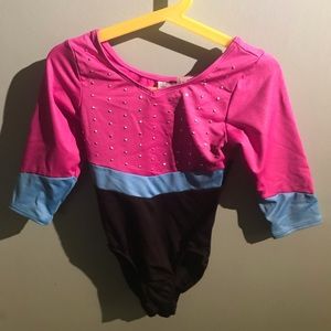 Danskin girls gymnastics uniform